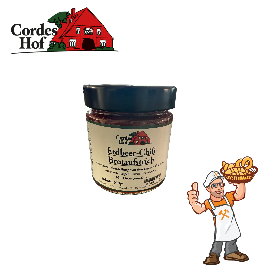 Hof Cordes (HB) - Erdbeeren-Chilli Brotaufstrich