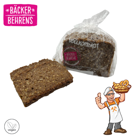 Schwarzbrot fein, 500g