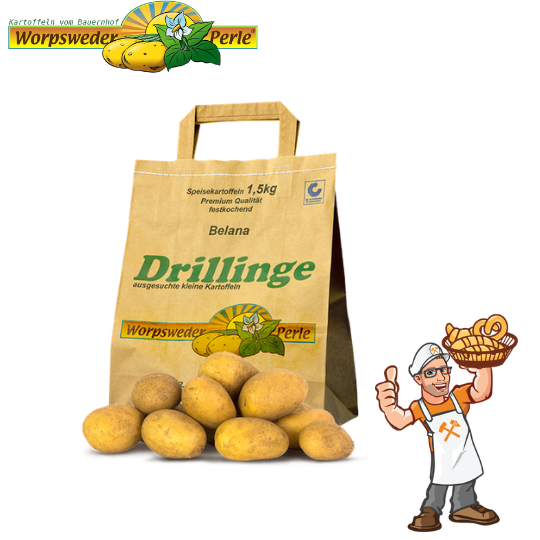Worpsweder Perle - Drillinge, 1,5kg (OHZ)