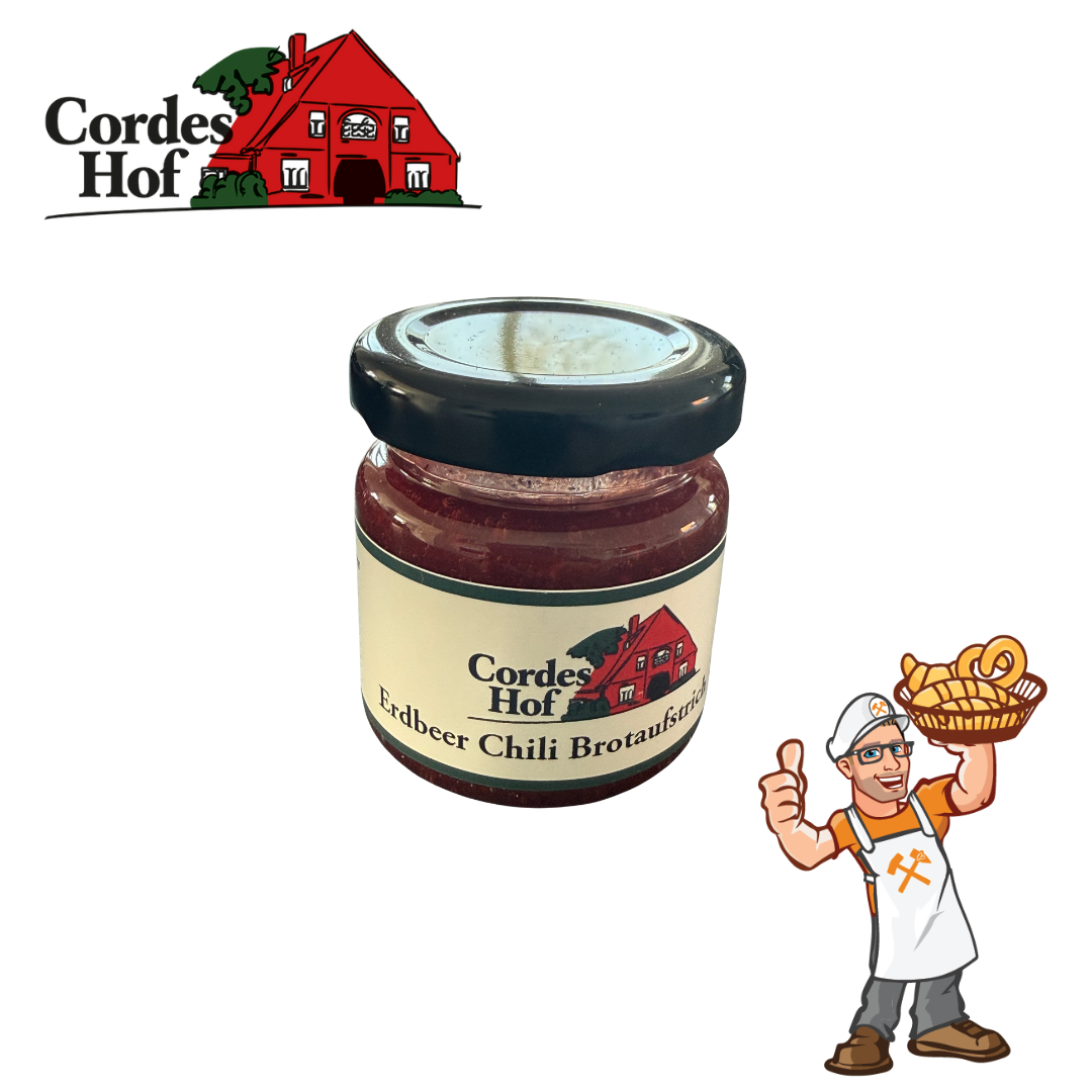 Hof Cordes (HB) - MINI Erdbeeren-Chilli Brotaufstrich