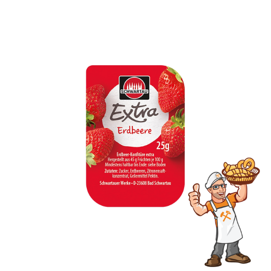 Schwartau Konfitüre Extra Erdbeere 25g