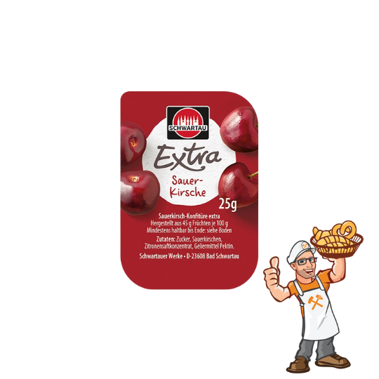 Schwartau Konfitüre Extra Sauerkirsch 25g