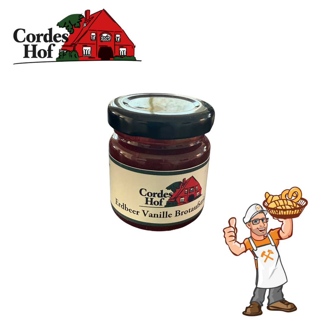 Hof Cordes (OHZ) - MINI Erdbeeren-Vanille Brotaufstrich